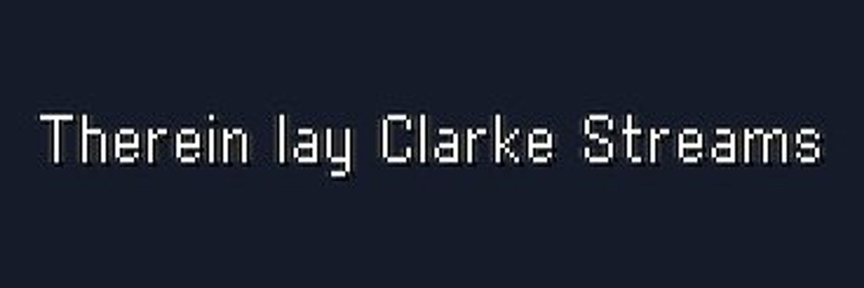 Clarke_Streams 🦝