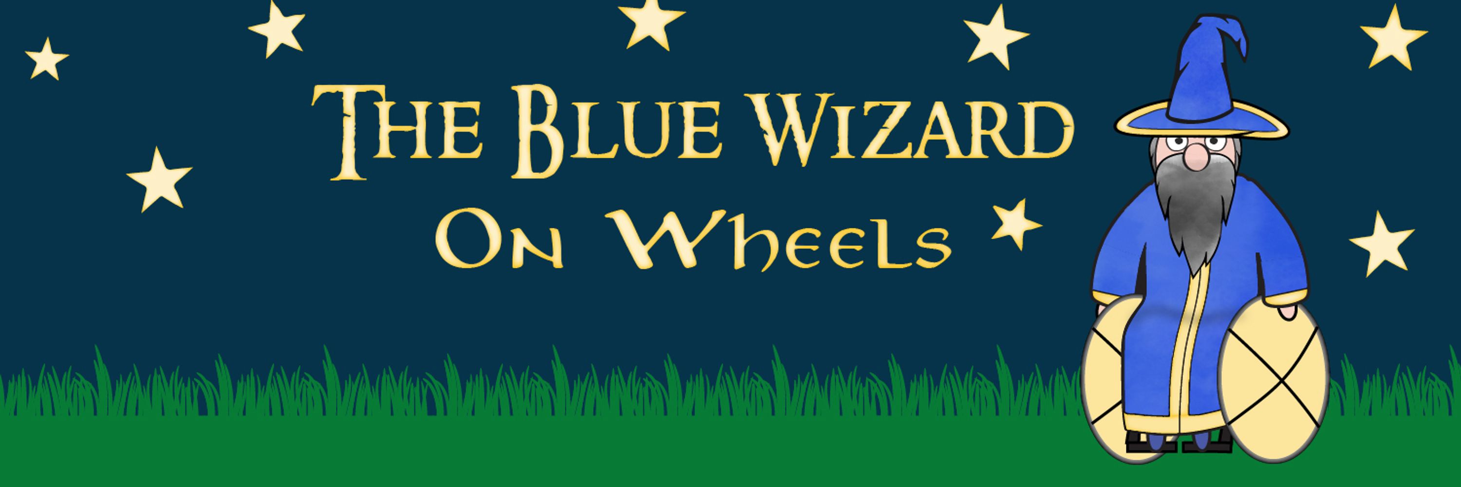 The Blue Wizard on Wheels💍🧙‍♂️👨‍🦼