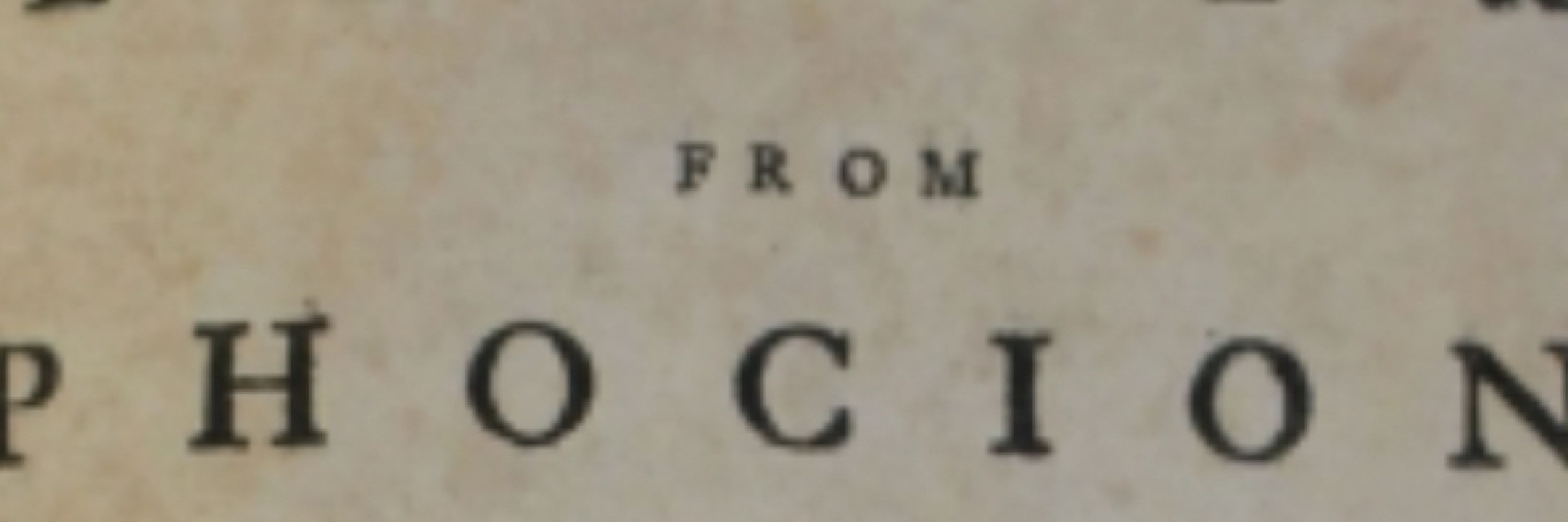 Phocion’s Ghost