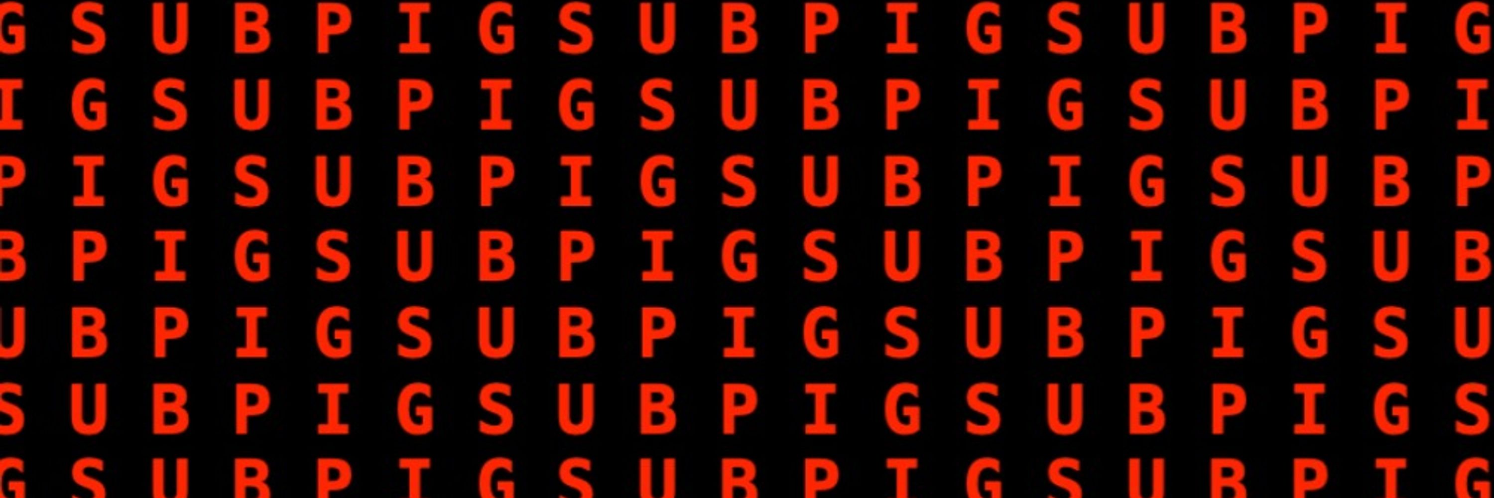 Sydney Sub Pig