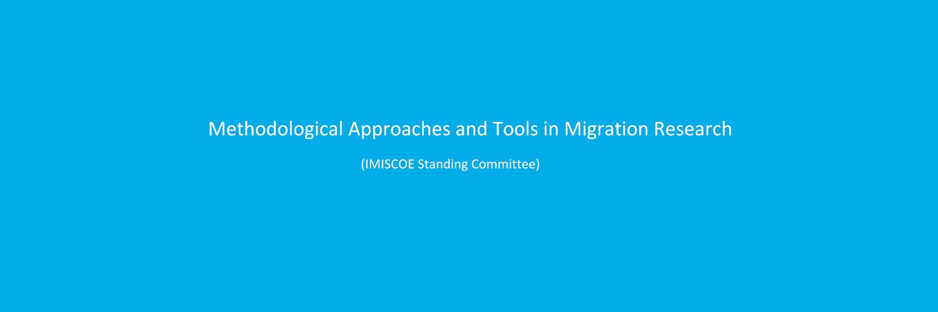 Methods in Migration Research (Meth@Mig - IMISCOE)