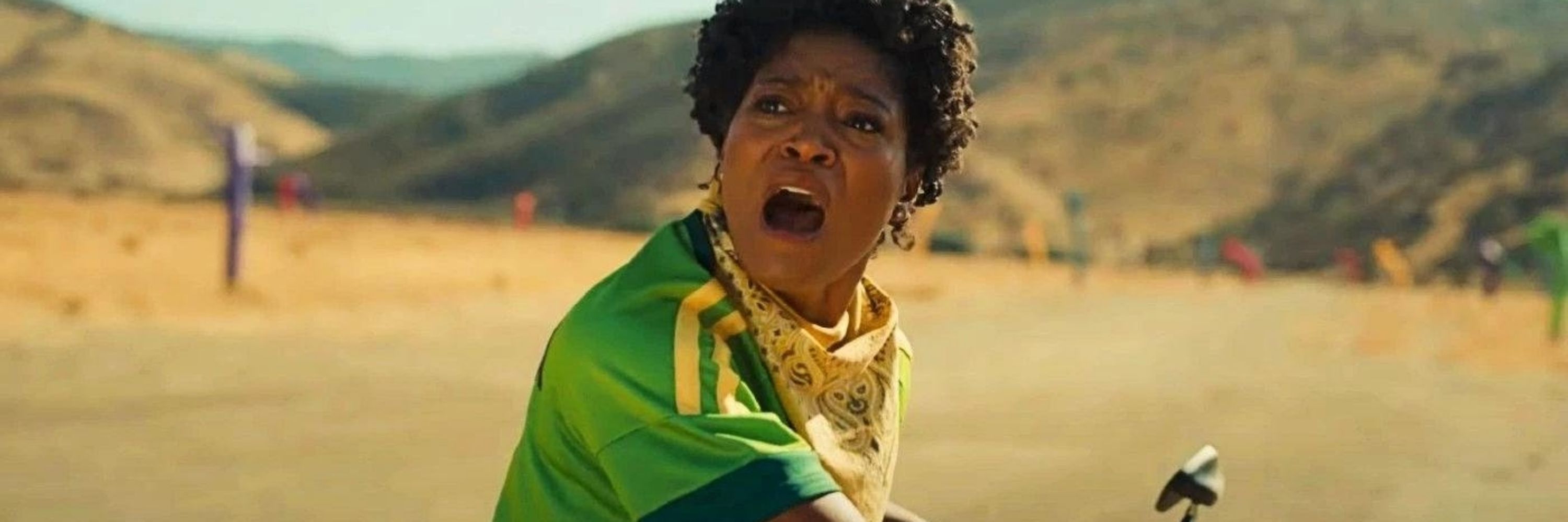 A Black Enby fighting aliens for clout