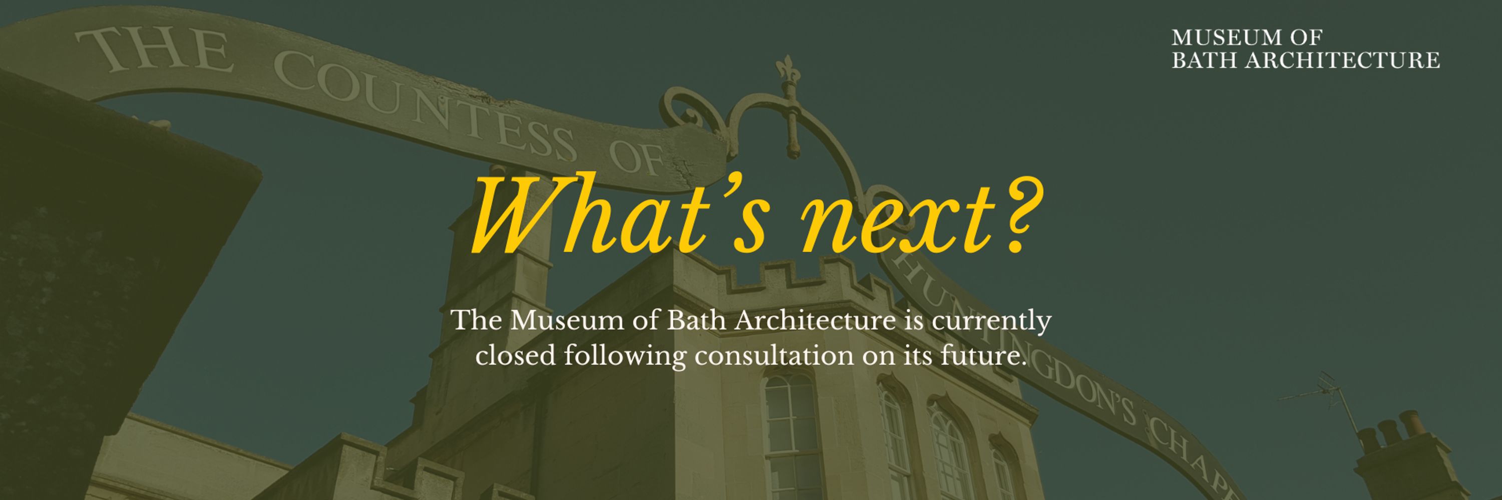 Museum of Bath Architecture