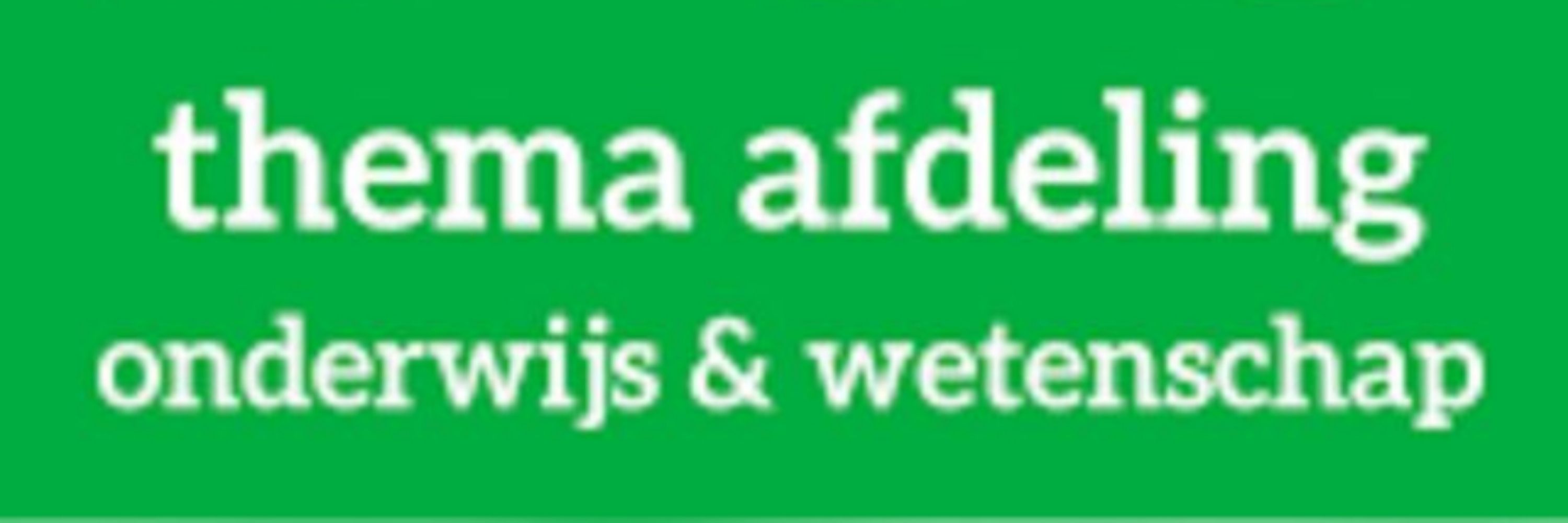 Thema afdeling onderwijs & wetenschap D66
