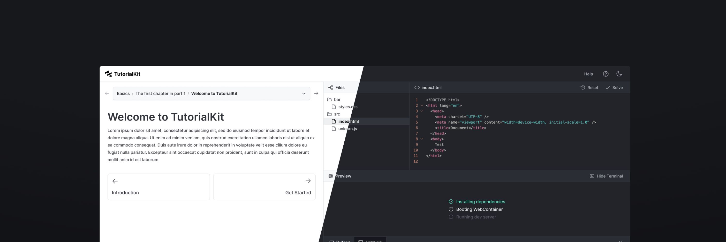 TutorialKit