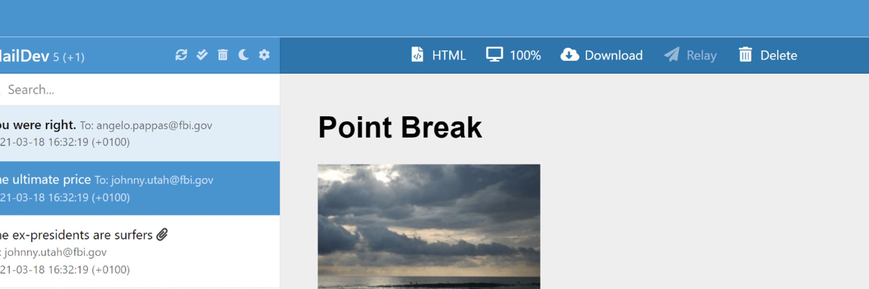 MailDev