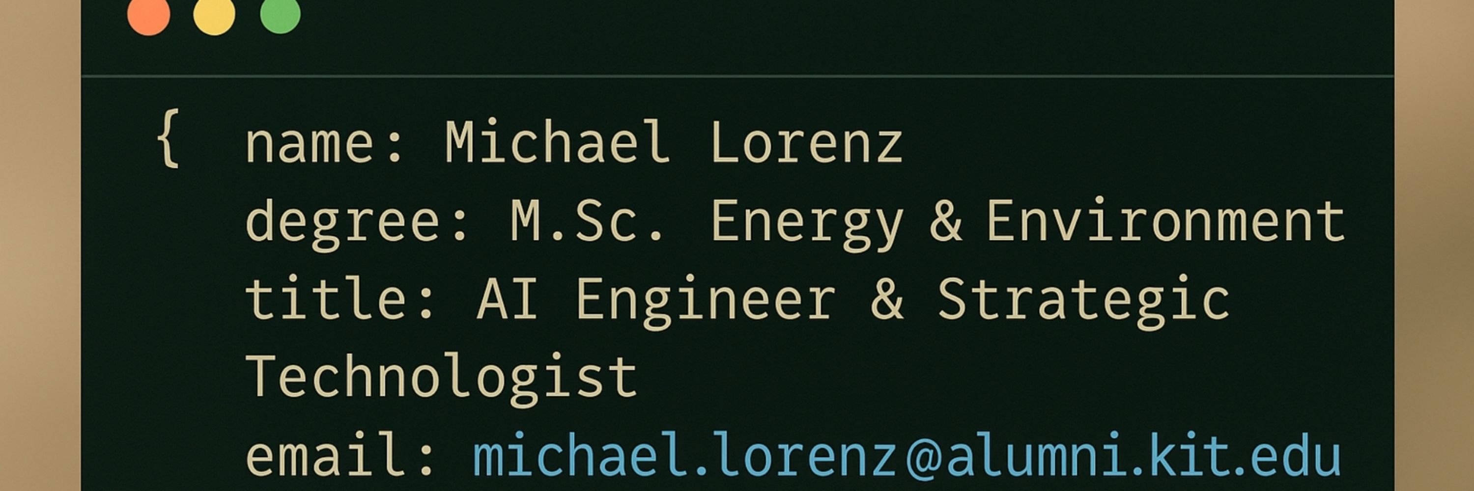 ML The AI Engineer | M.Sc. Energy & Environment Technology (KIT)