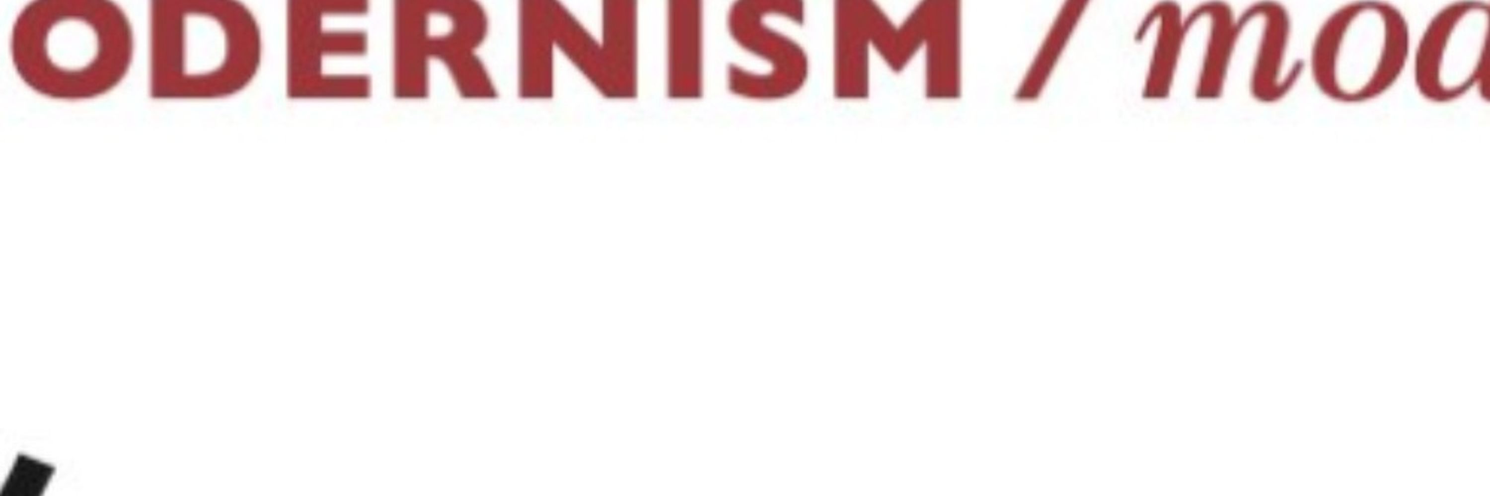 Modernism/modernity