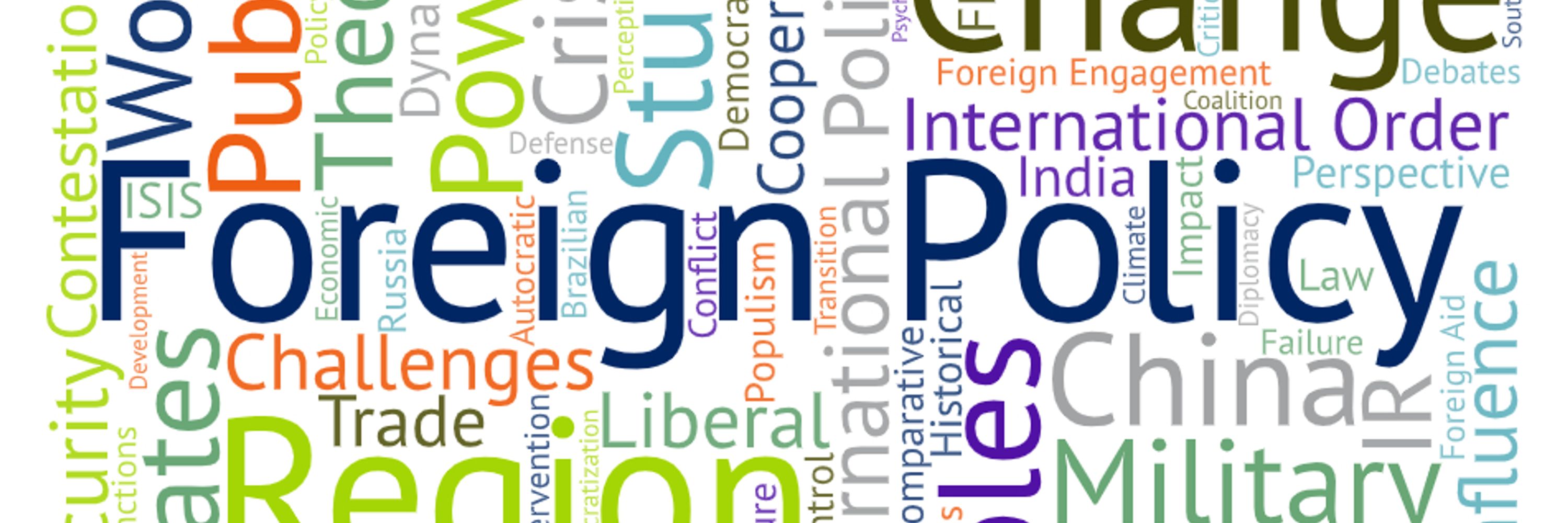 Foreign Policy Analysis @ ISA