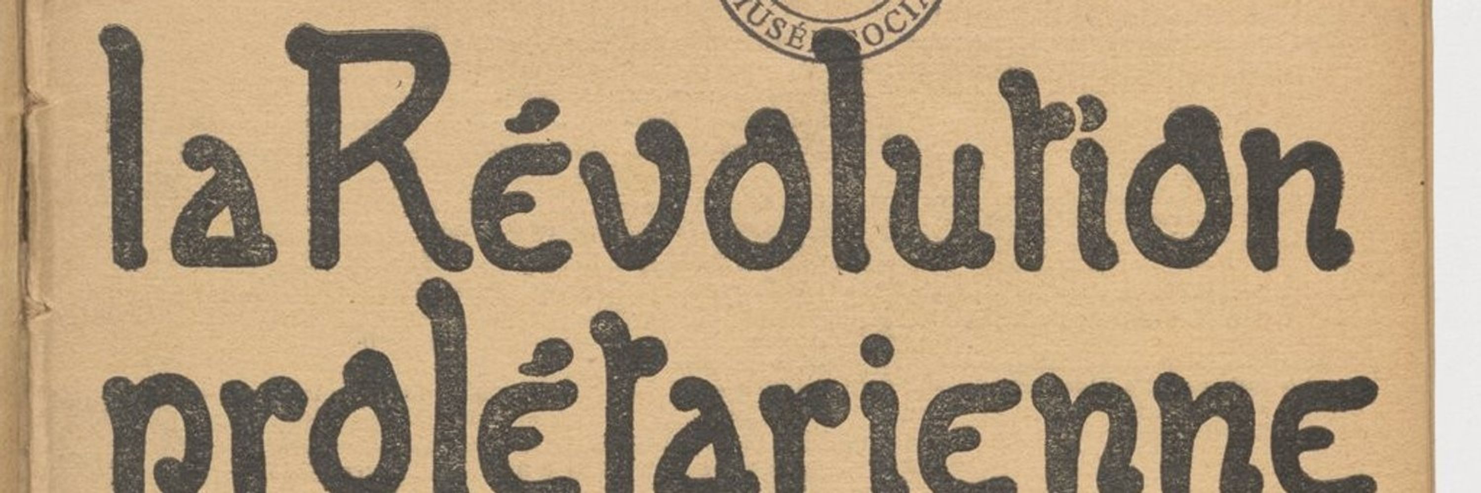 La Révolution prolétarienne