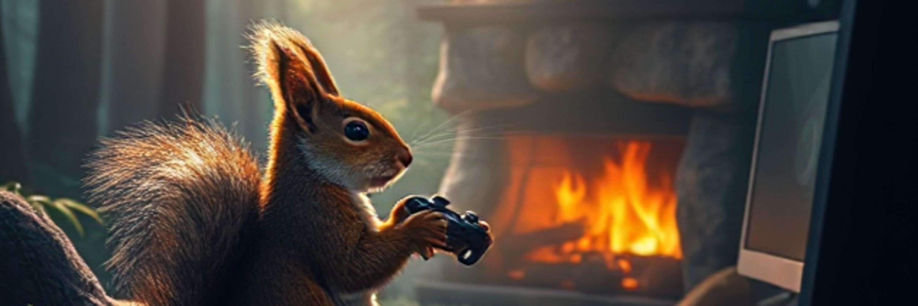 Nutcollectr‘s cozy gaming corner