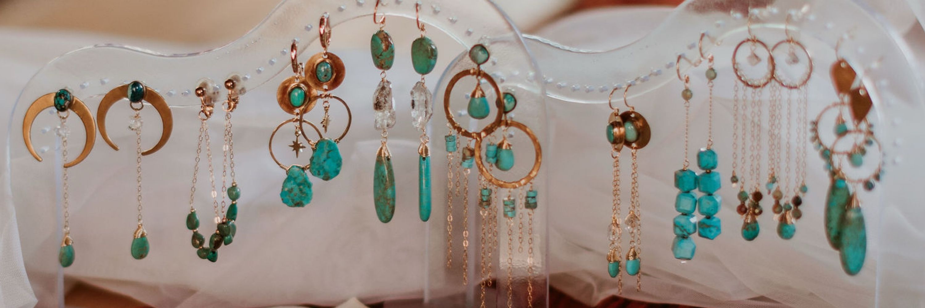 Turned Turquoise Jewelry