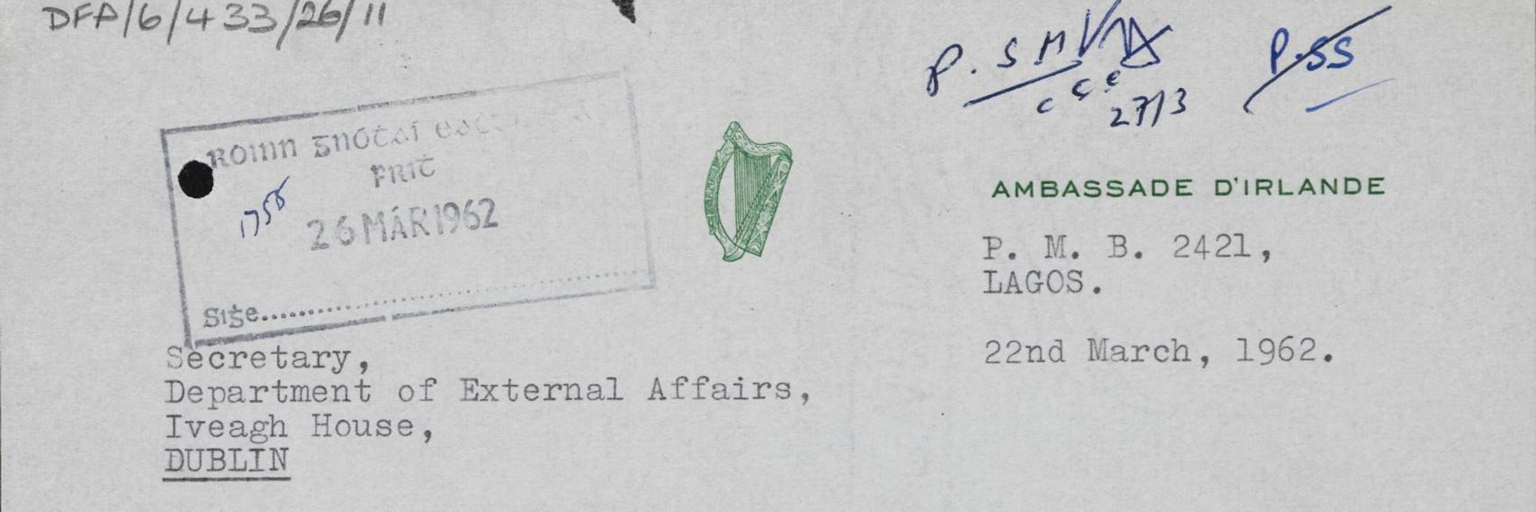 Documents on Irish Foreign Policy