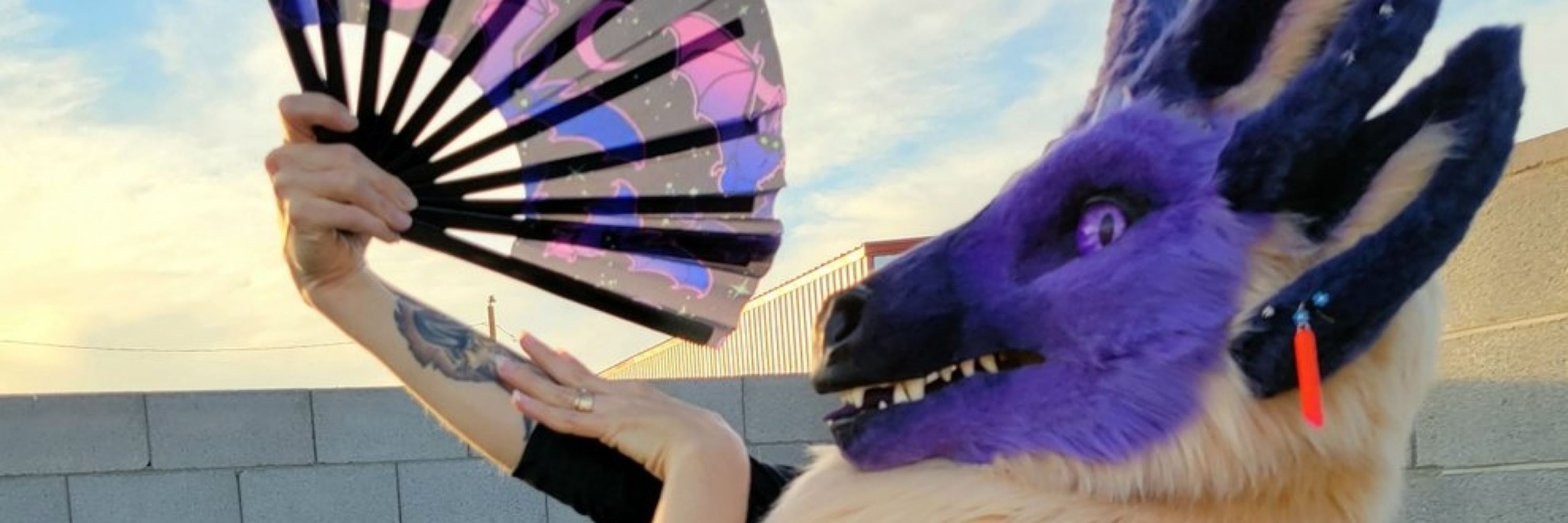 Neighborhood fruit bat dragon / Hellcat Artz