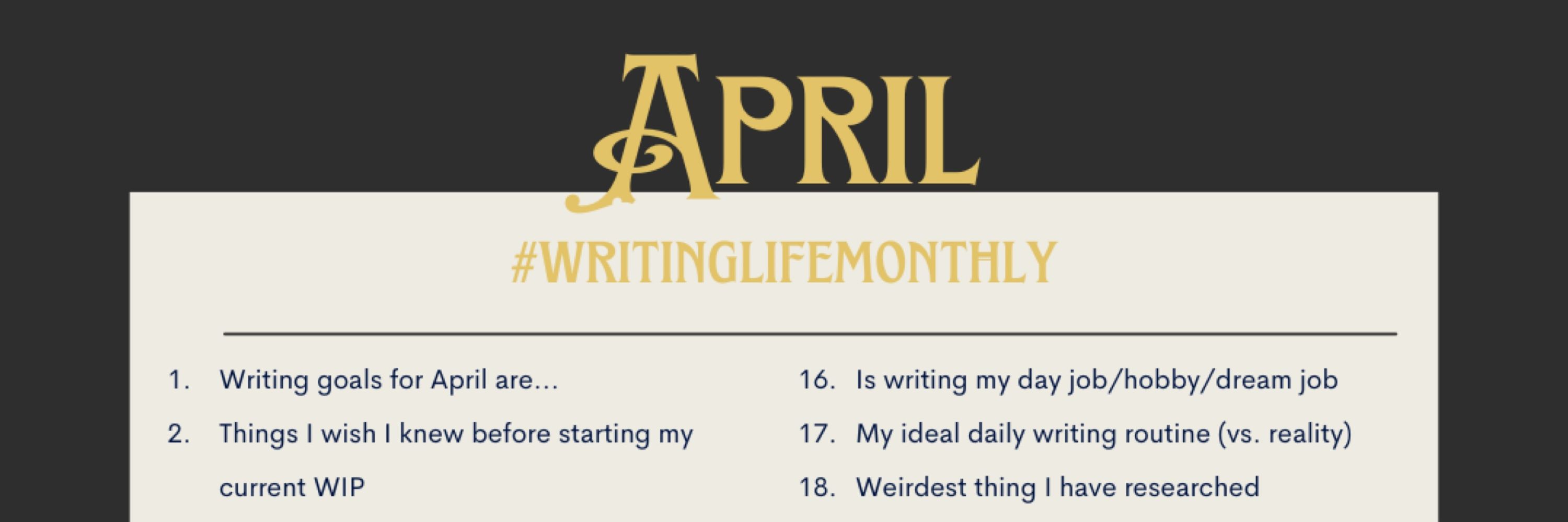 #writinglifemonthly