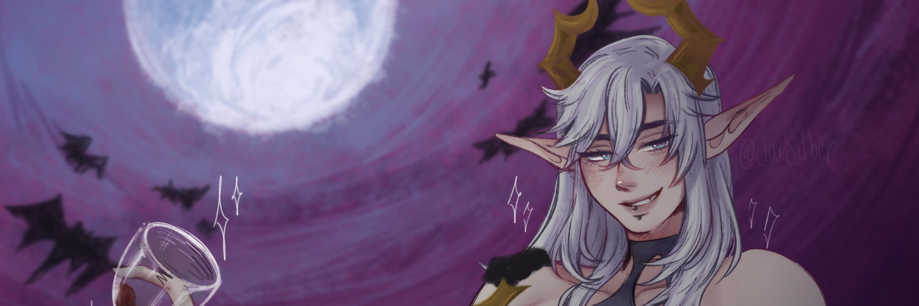 Jax Silber🌹 | e-Elf vtuber | comms closed 🏳️‍⚧️🏳️‍🌈