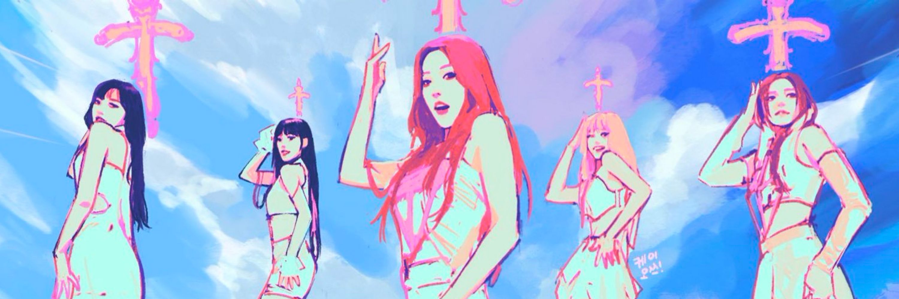 LOONA fan arts 👑