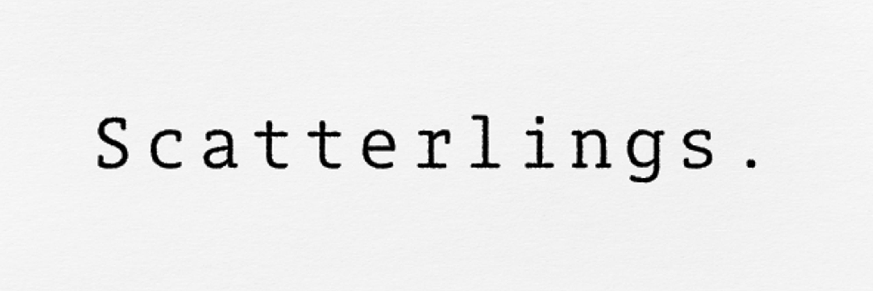 Scatterlings Beer