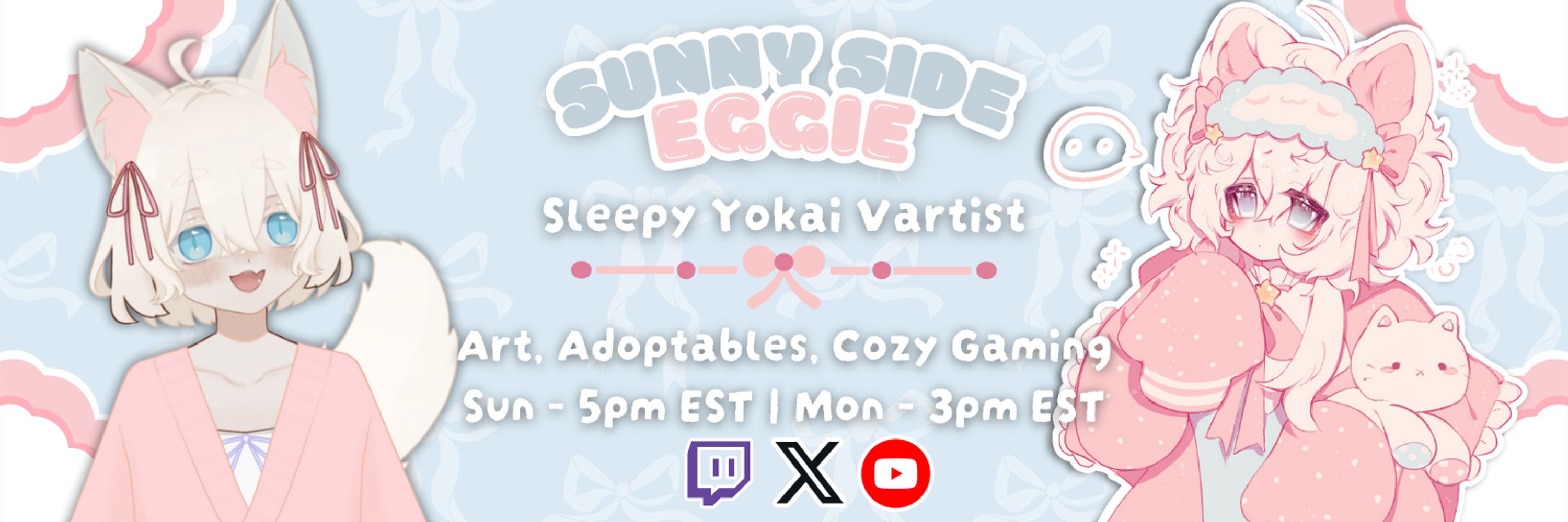 Eggie 🎀💫| Bakeneko Vartist | VBloom 