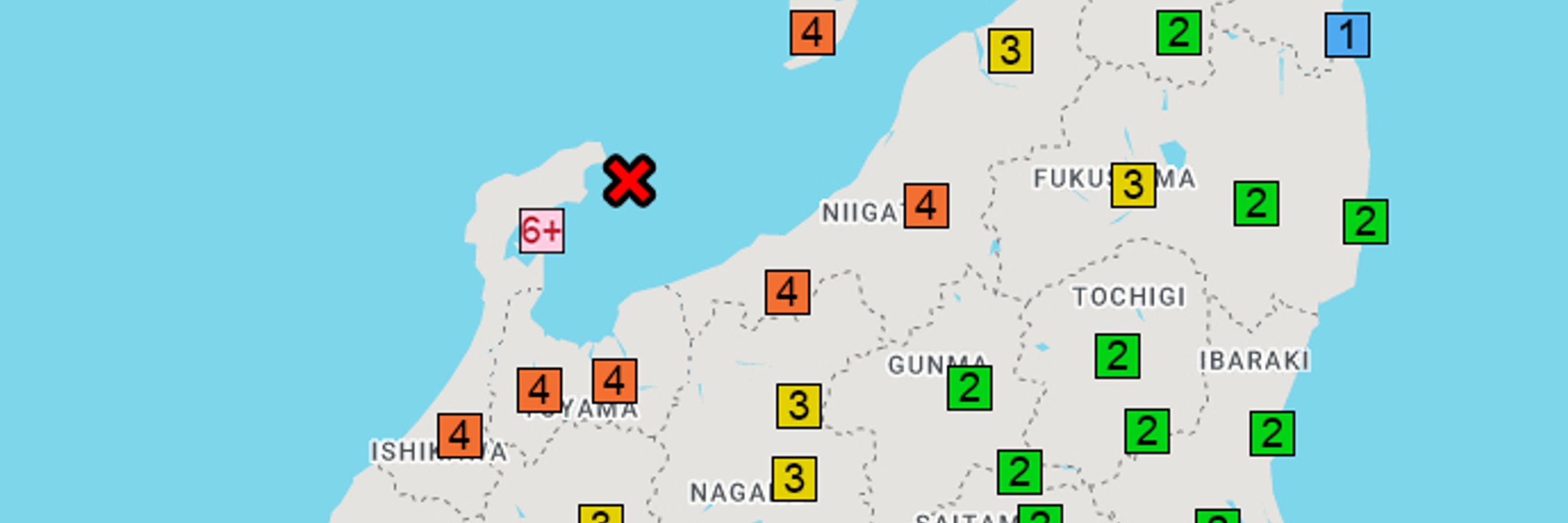 Japan Earthquake Information