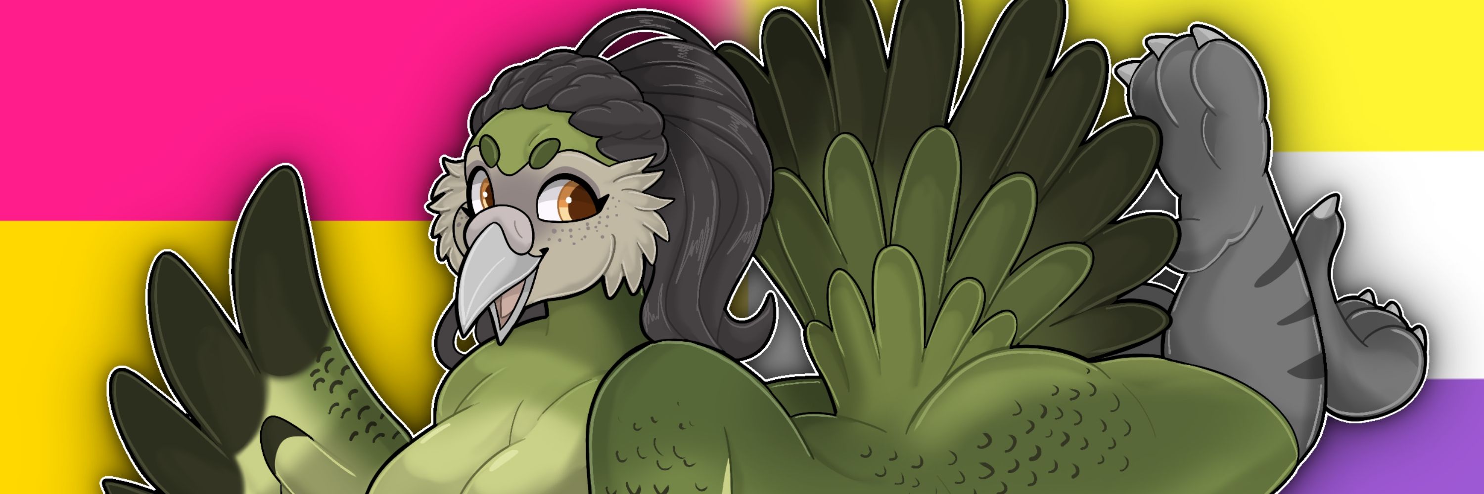 Shela the kakapo