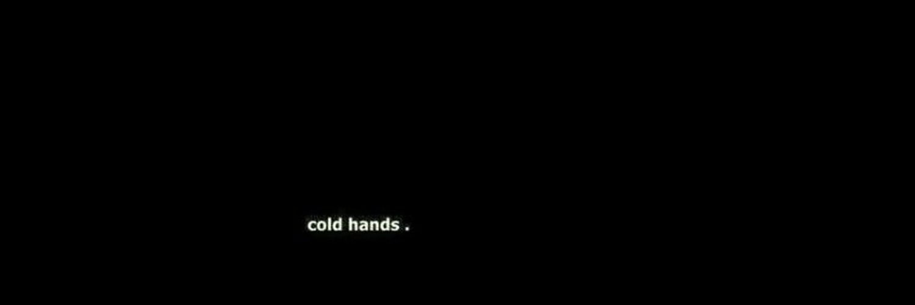 cold ♱ hands