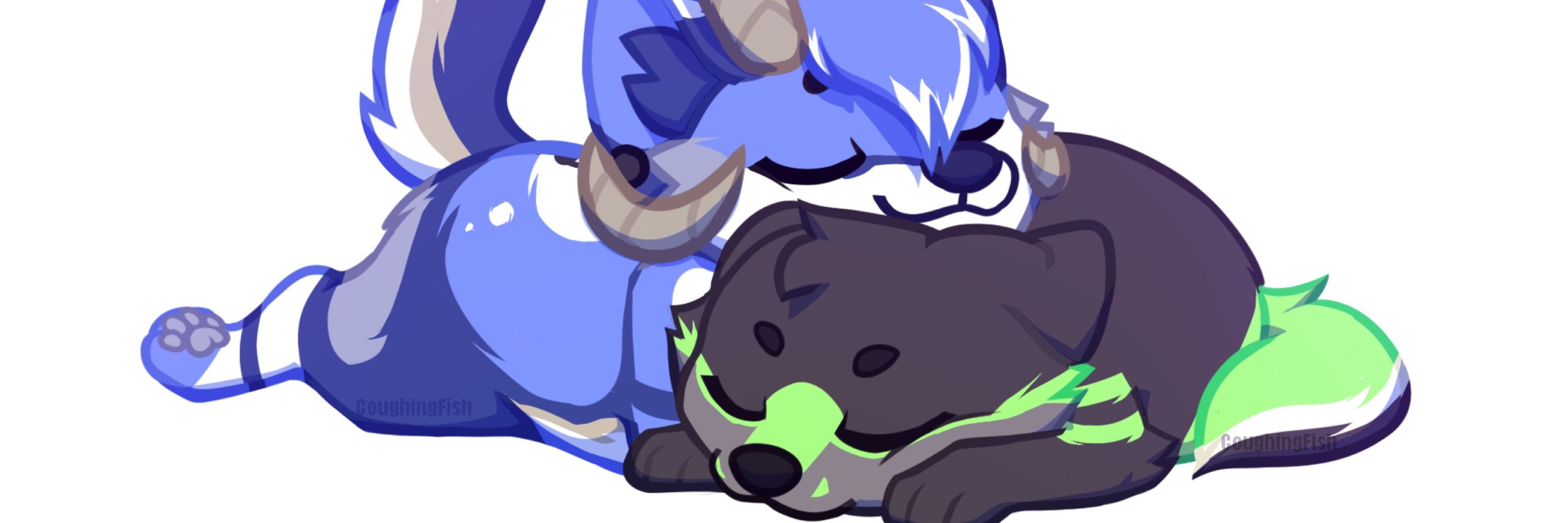 ✨That✨ Dumb Dog with a Goat