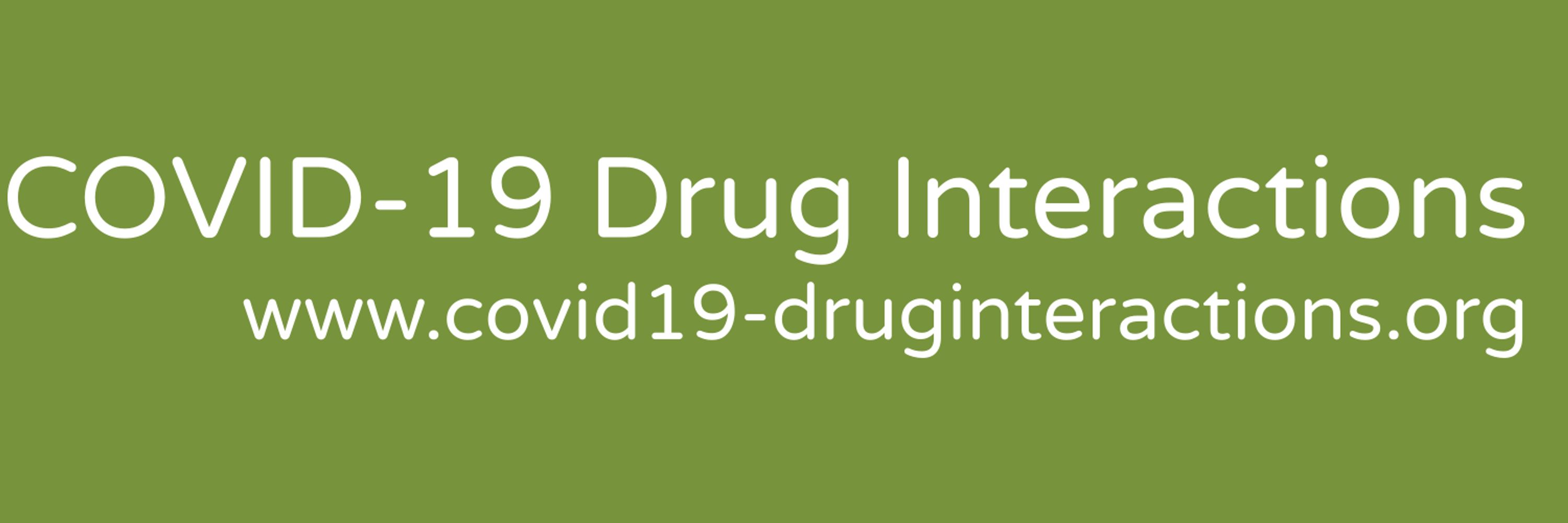 COVID-19 Drug Interactions