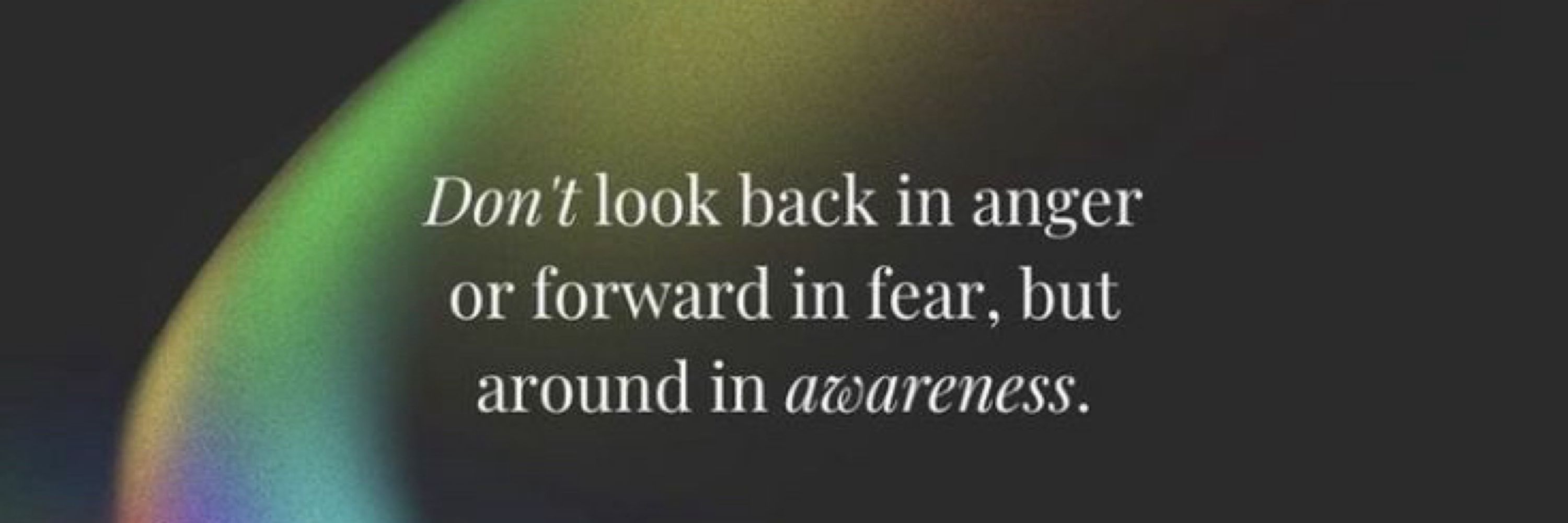 Walking in Awareness