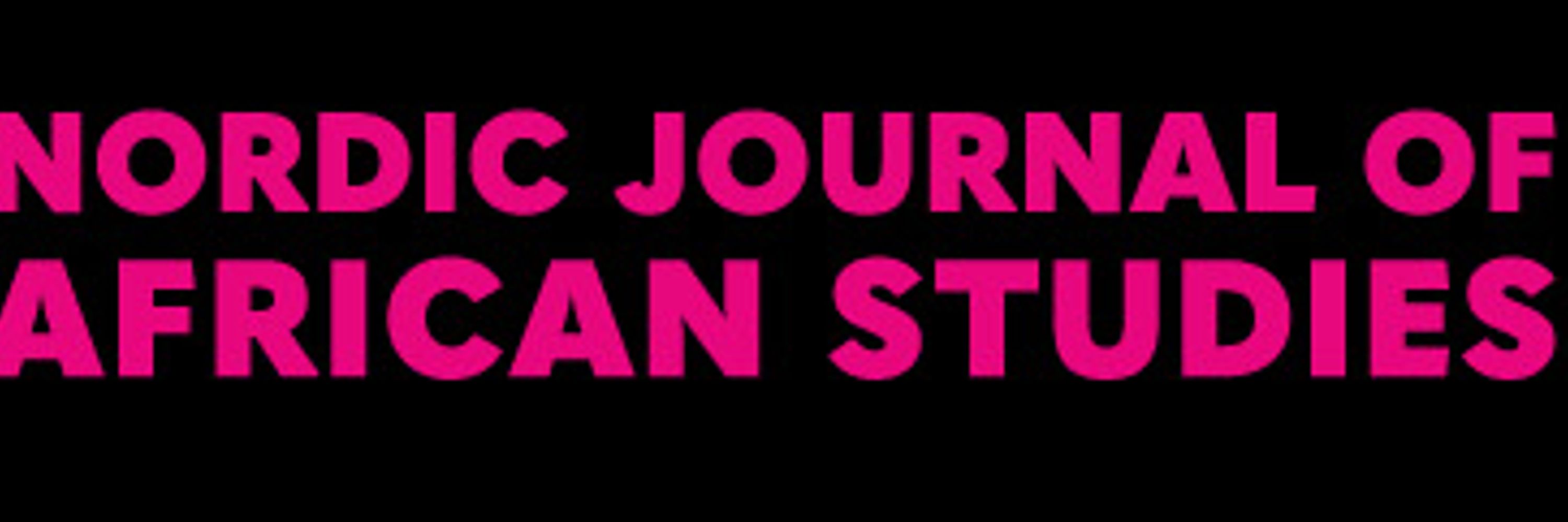 Nordic Journal of African Studies