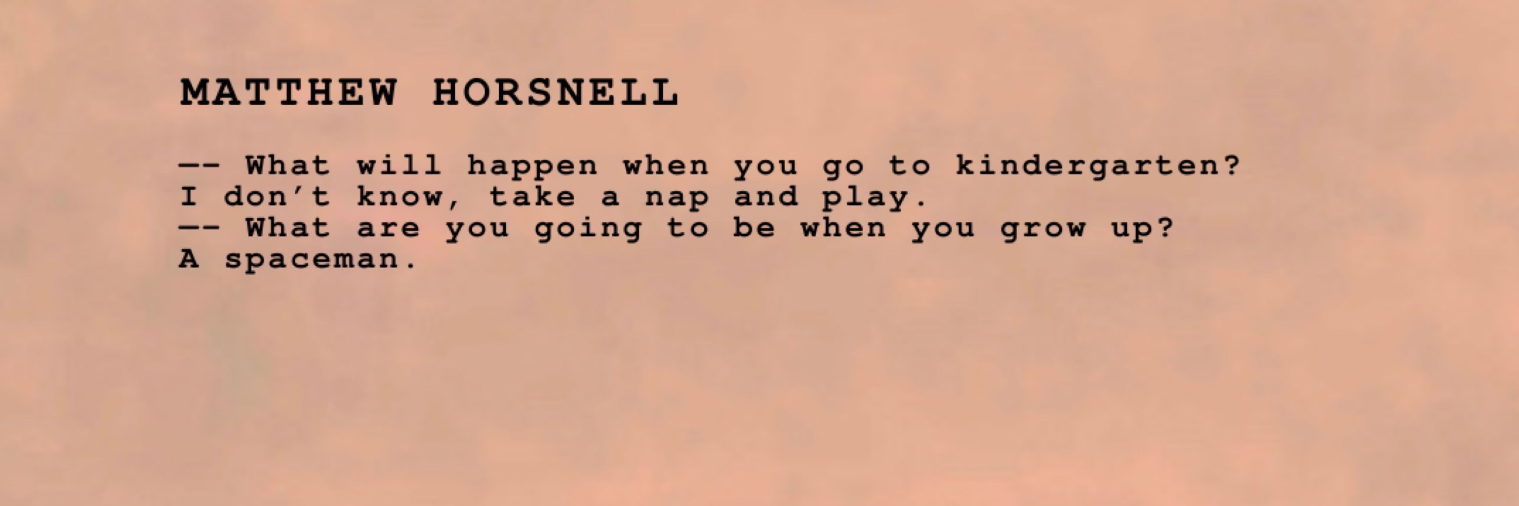 Matthew Horsnell