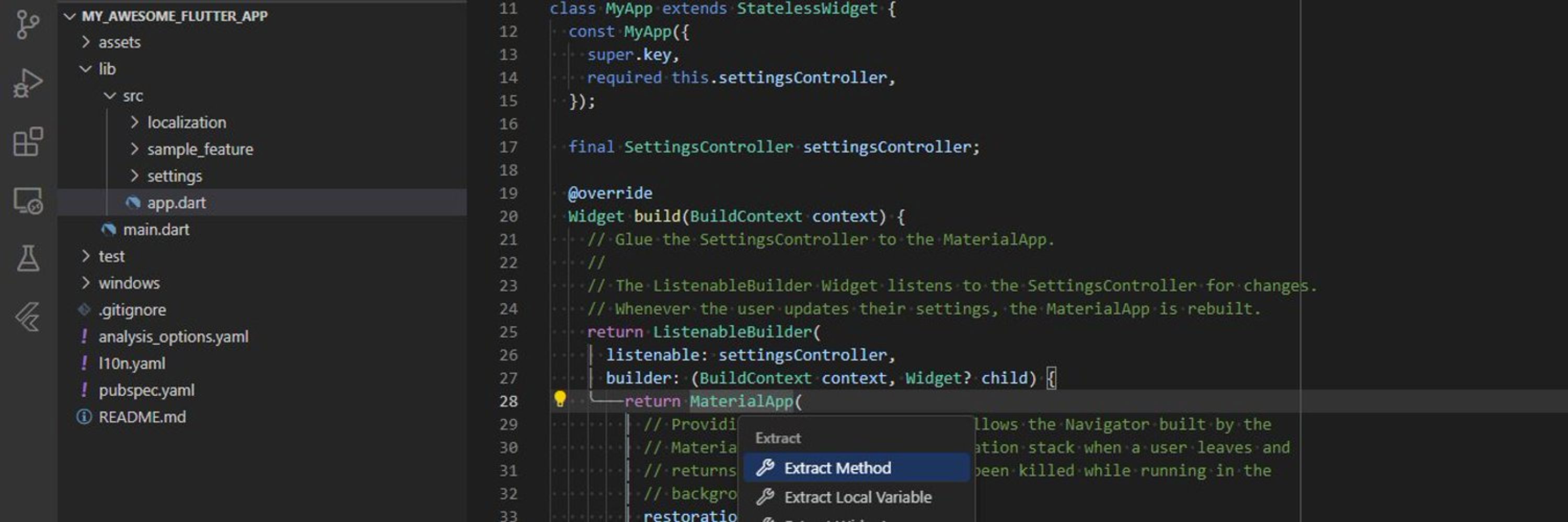 Dart & Flutter for VS Code