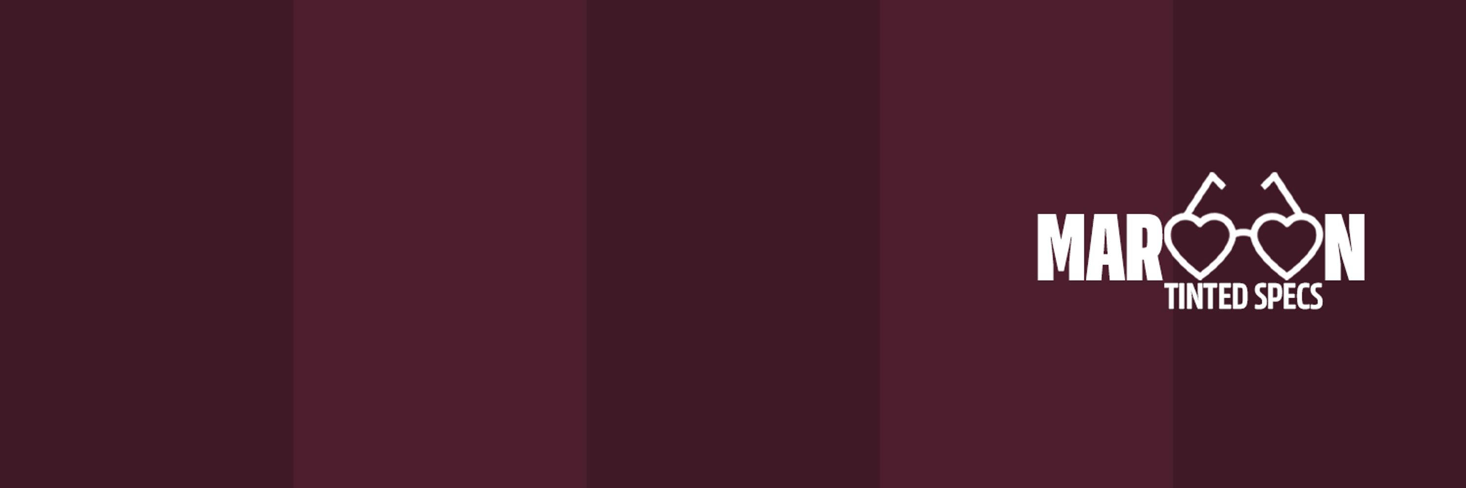 Maroon Tinted Specs