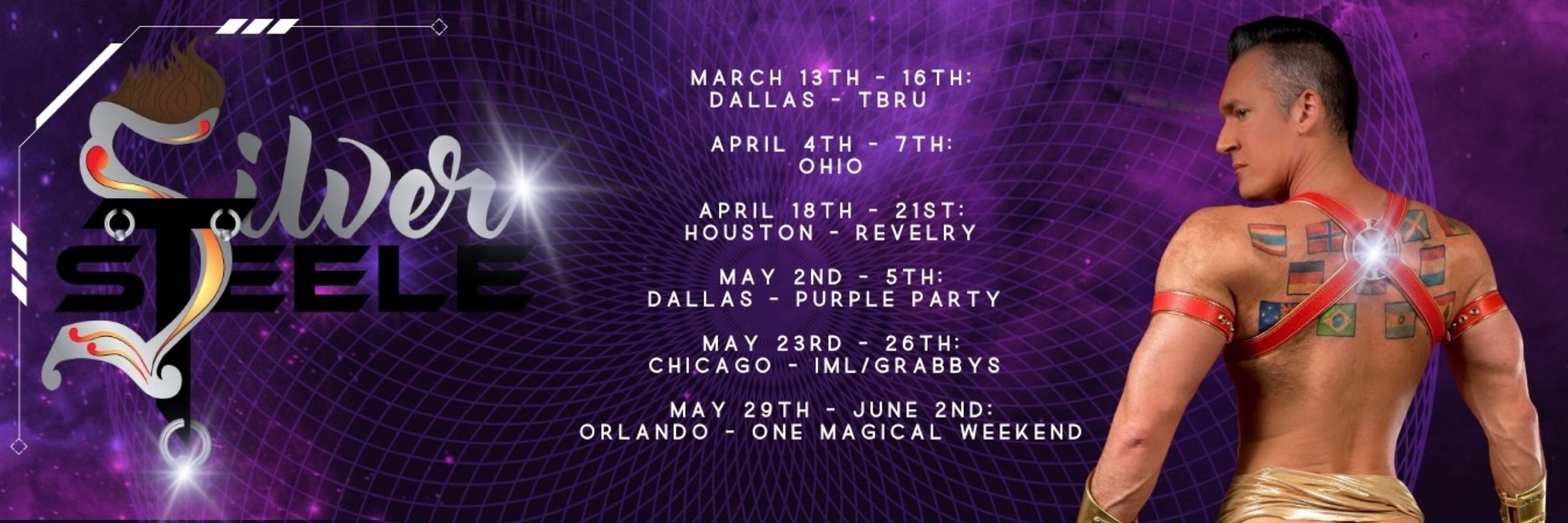 Silver Steele 🔜 Dallas Purple Party: 5/2-5/5