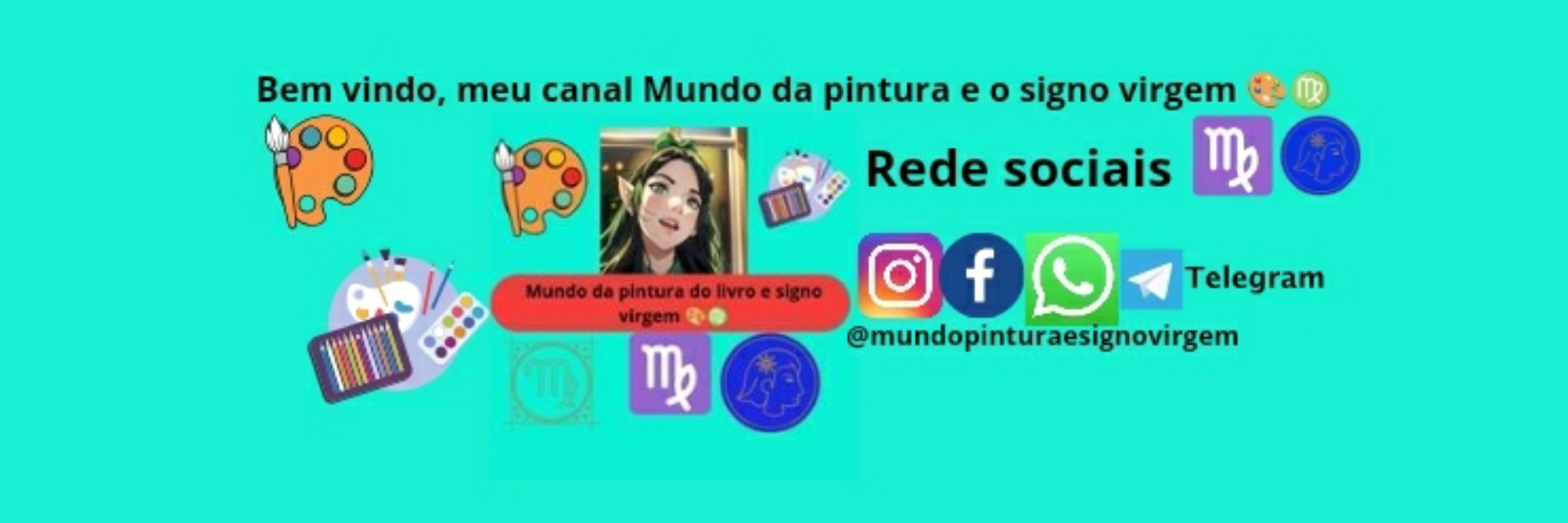 Mundo Pintura e Signo Virgem ♍️🎨