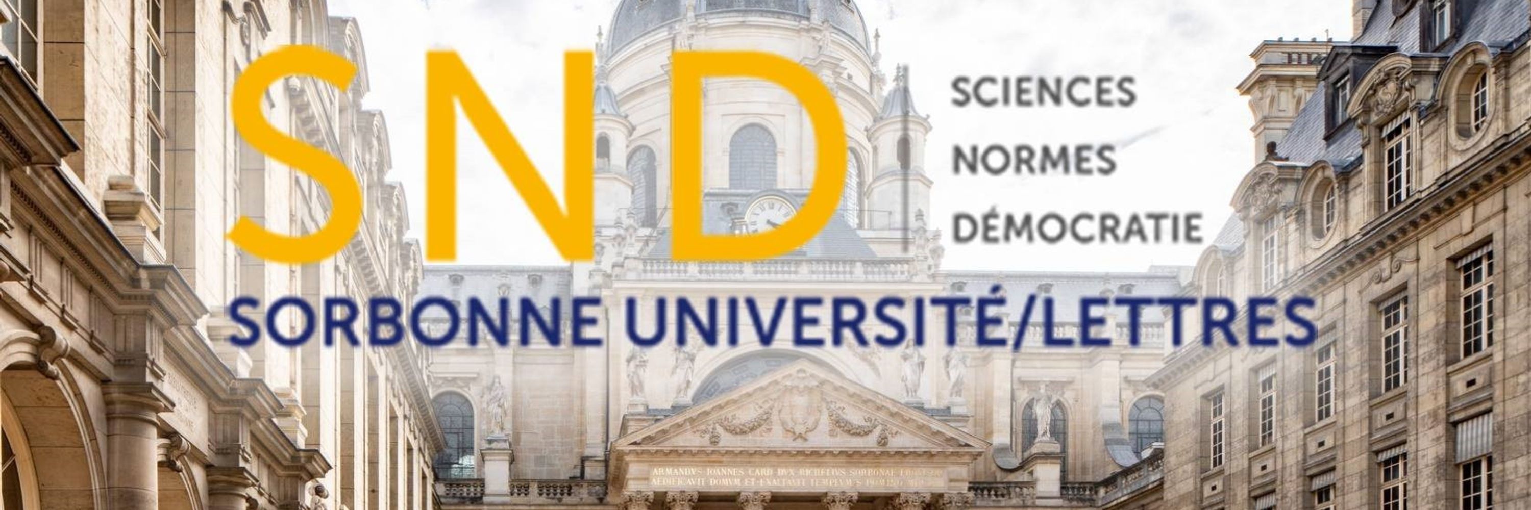 Sciences, normes, démocratie UMR8011 Sorbonne Université / CNRS 