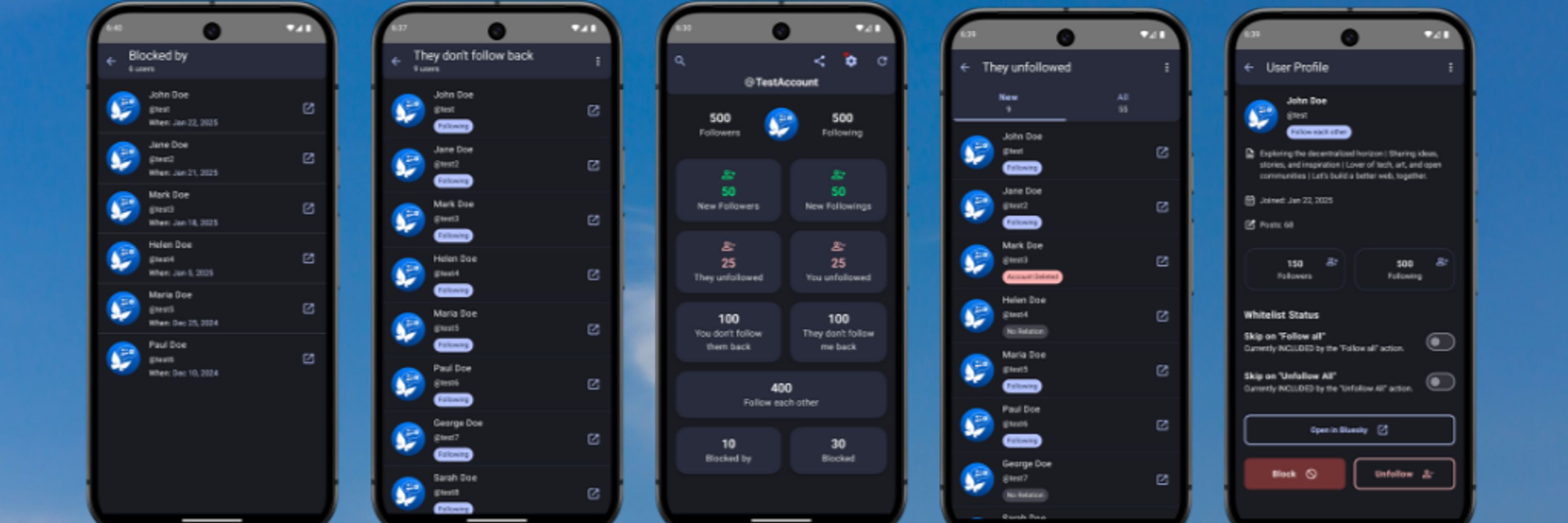 Bluesky Unfollowers Tracker - Manager