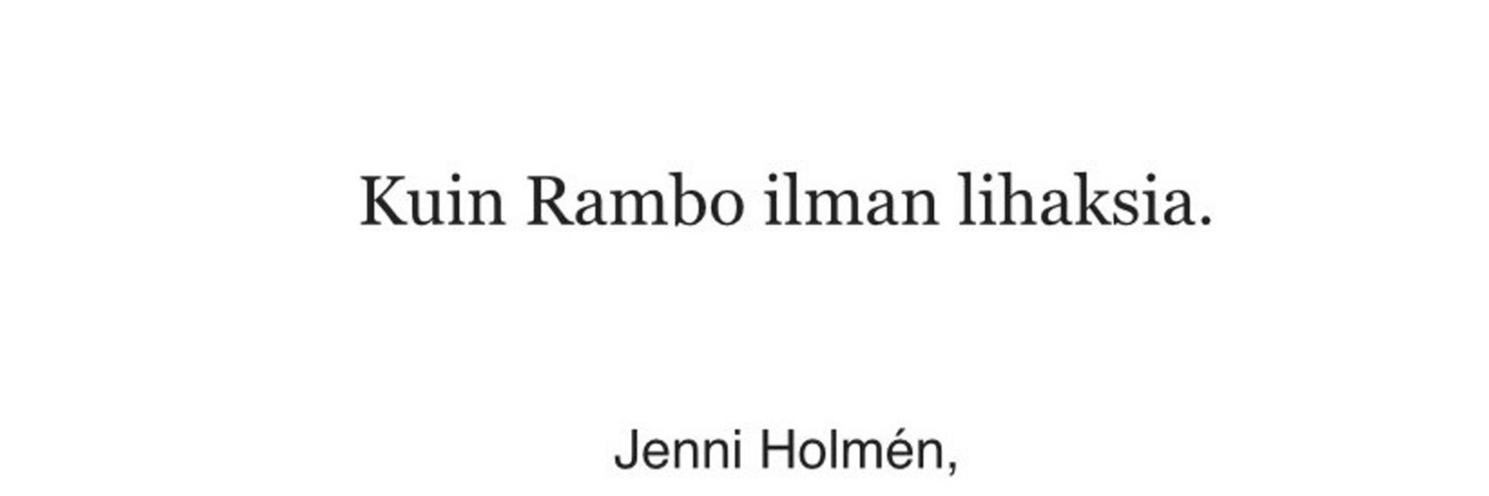 Jenni Holmén