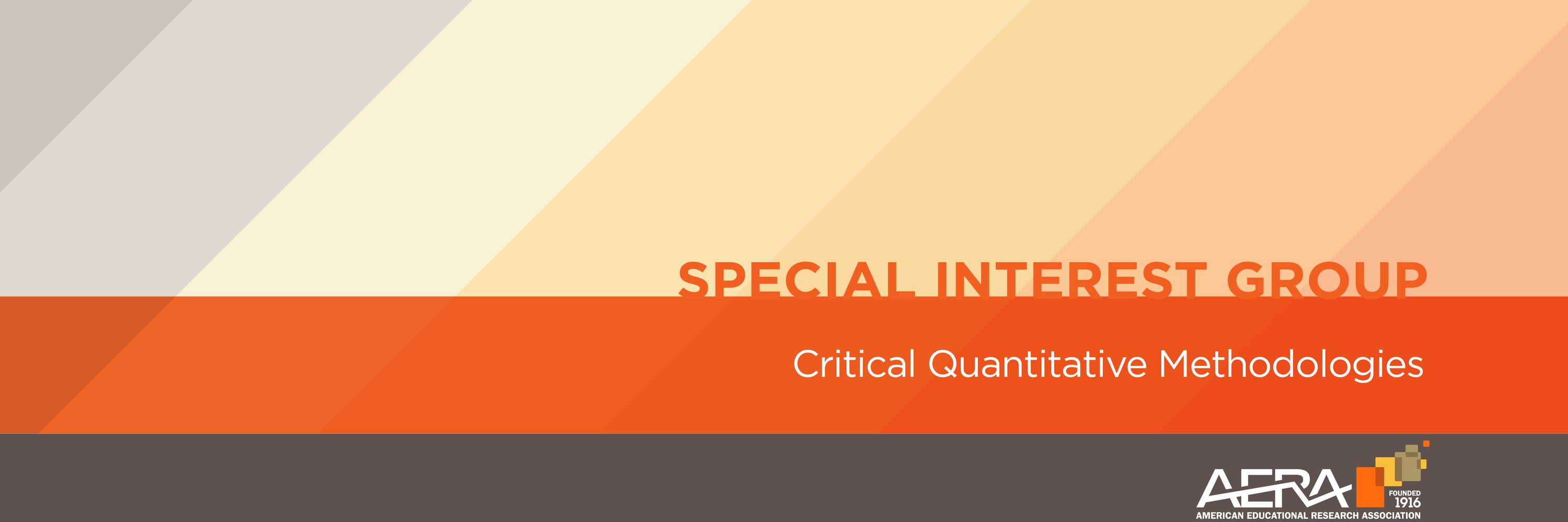 Critical Quantitative Methodologies SIG #186
