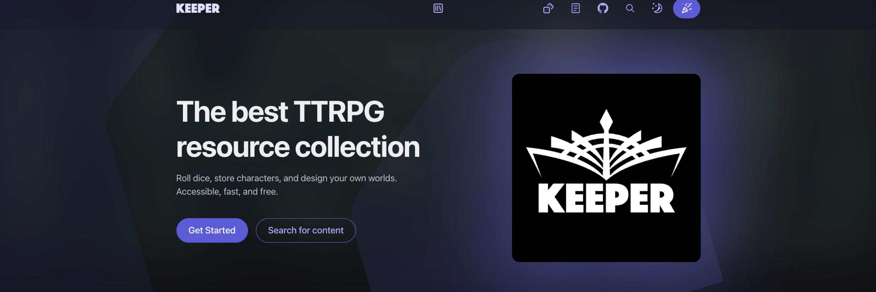 Keeper - Your TTRPG App