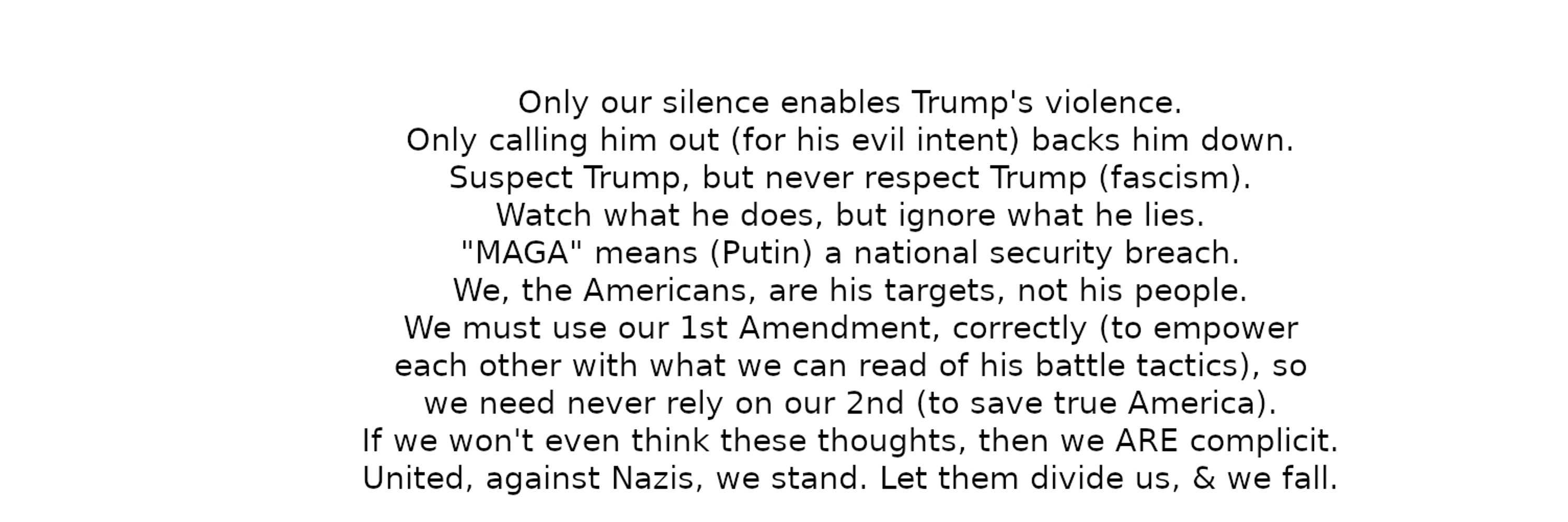 Help me end fascism