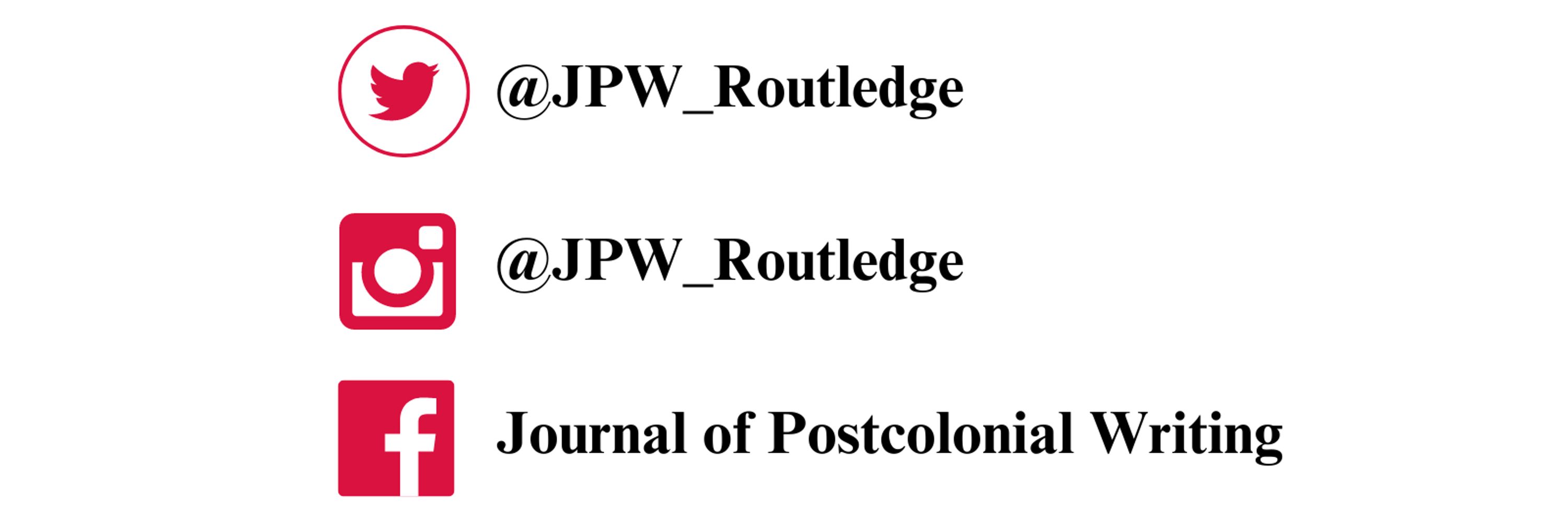 Journal of Postcolonial Writing