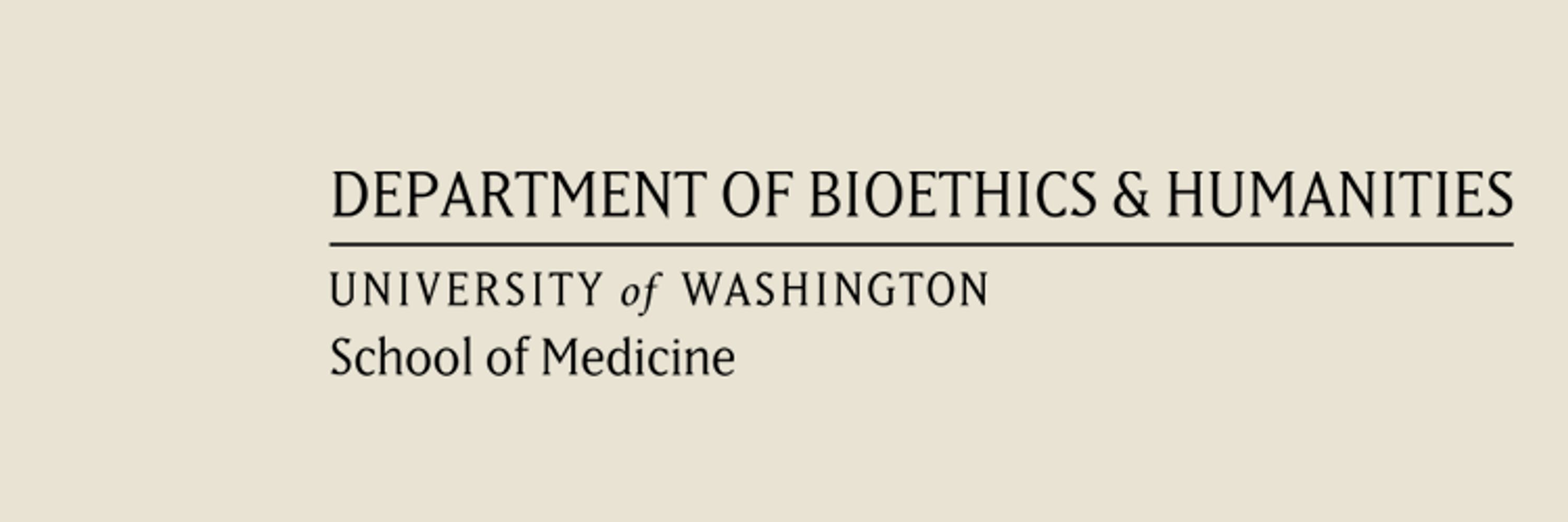 UW Bioethics & Humanities 