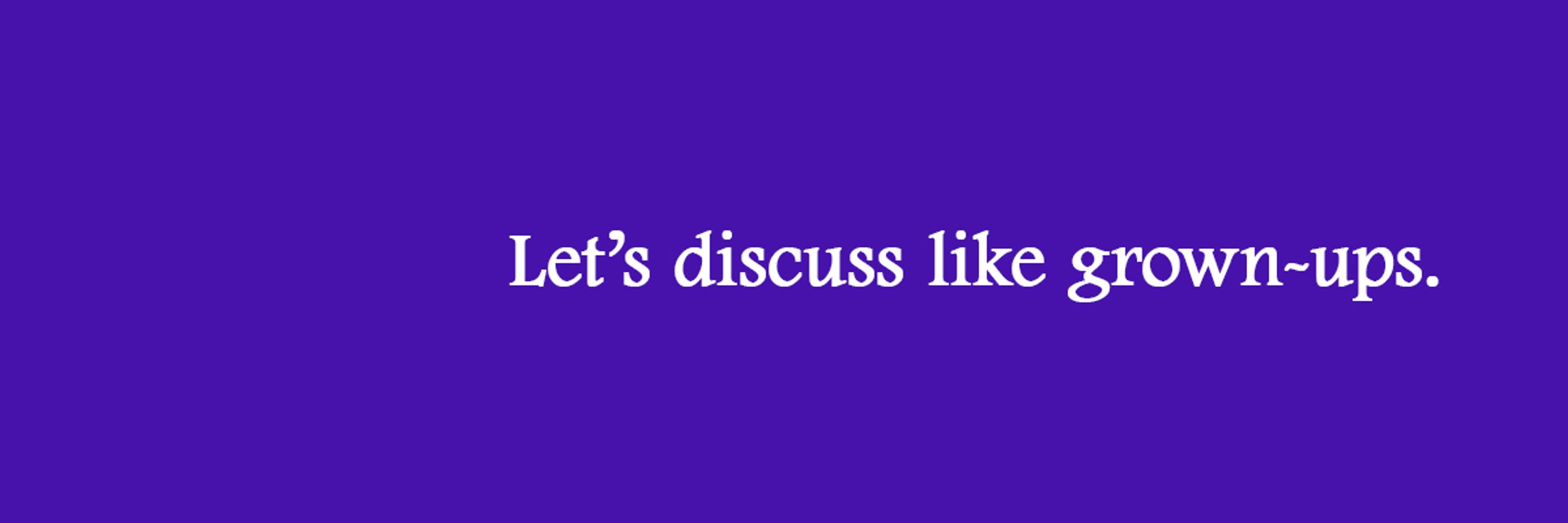 The Debate