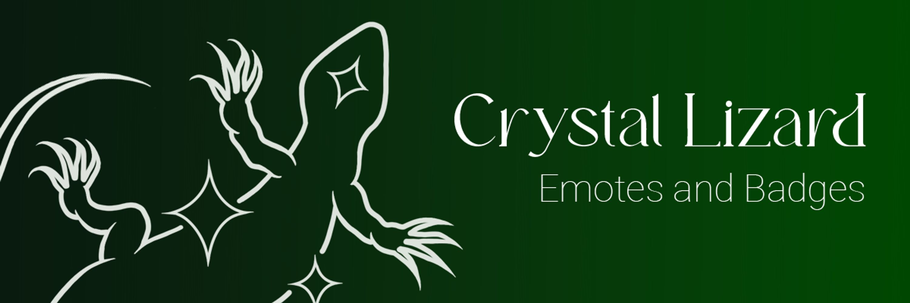 Crystal Lizard | Emotes and Subscriber Badges