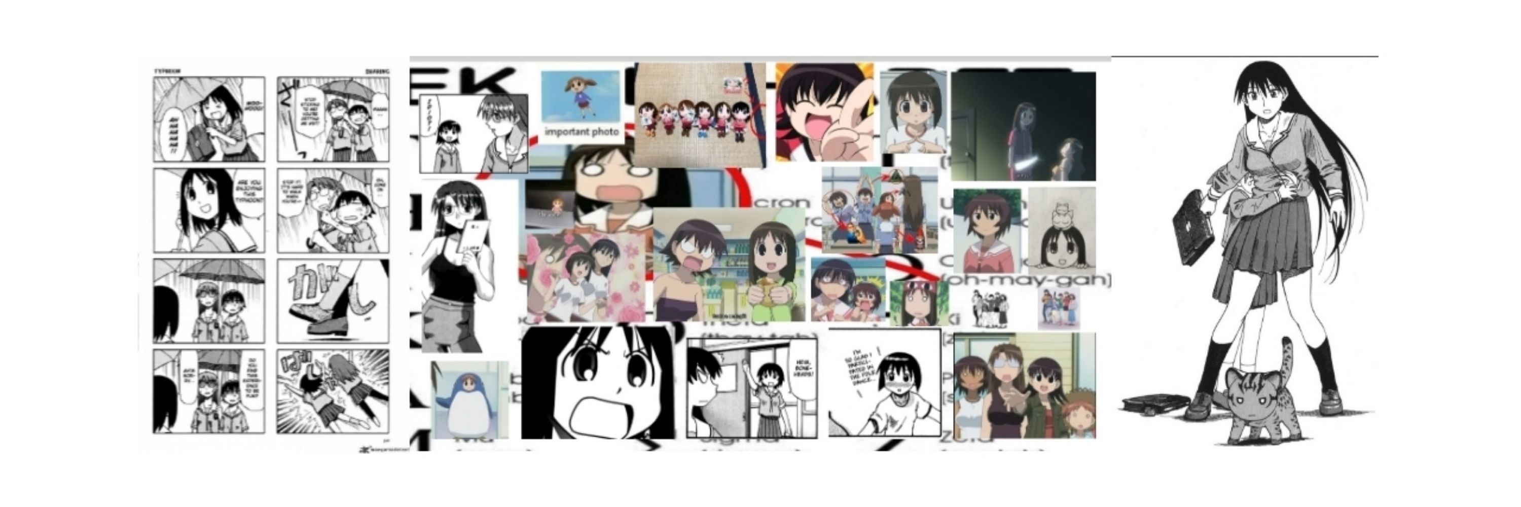 Daily first panel of Azumanga Daioh in mah Pinterest