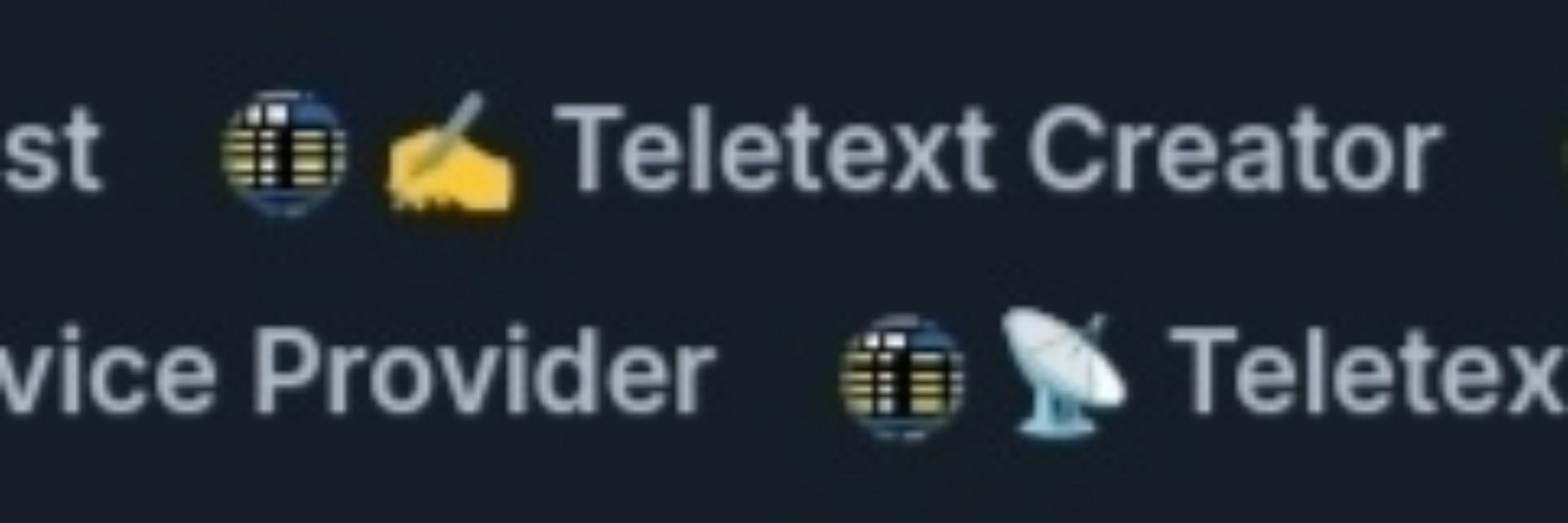 Teletext Labeler