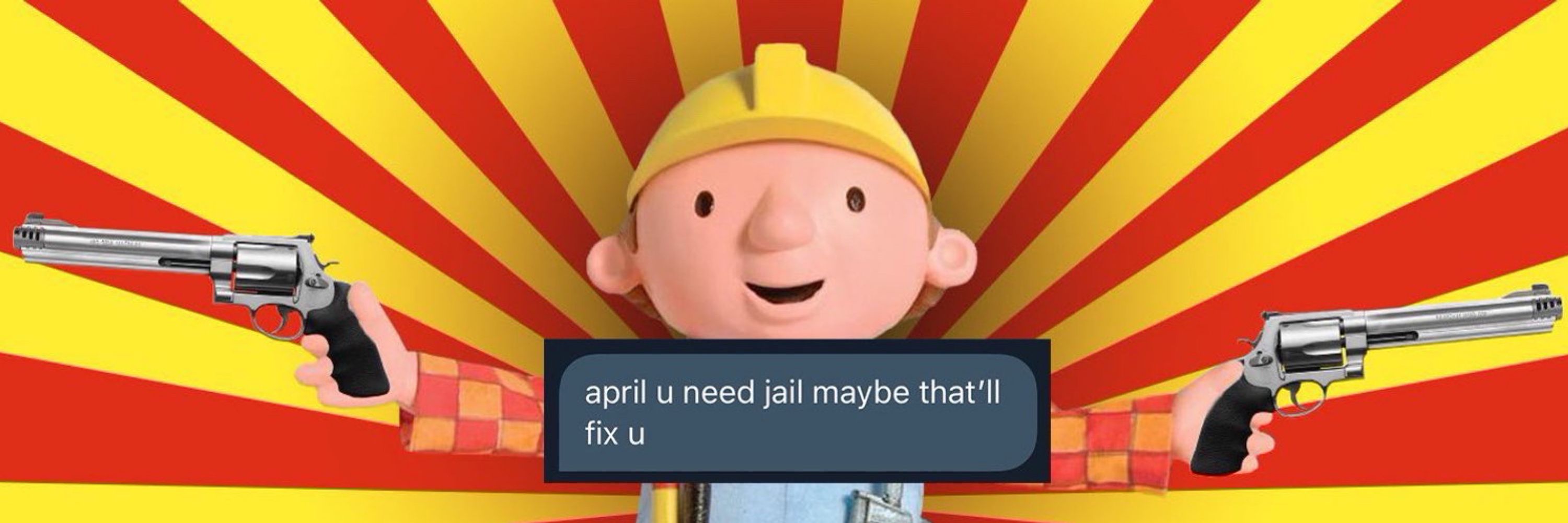 april (ominously) 