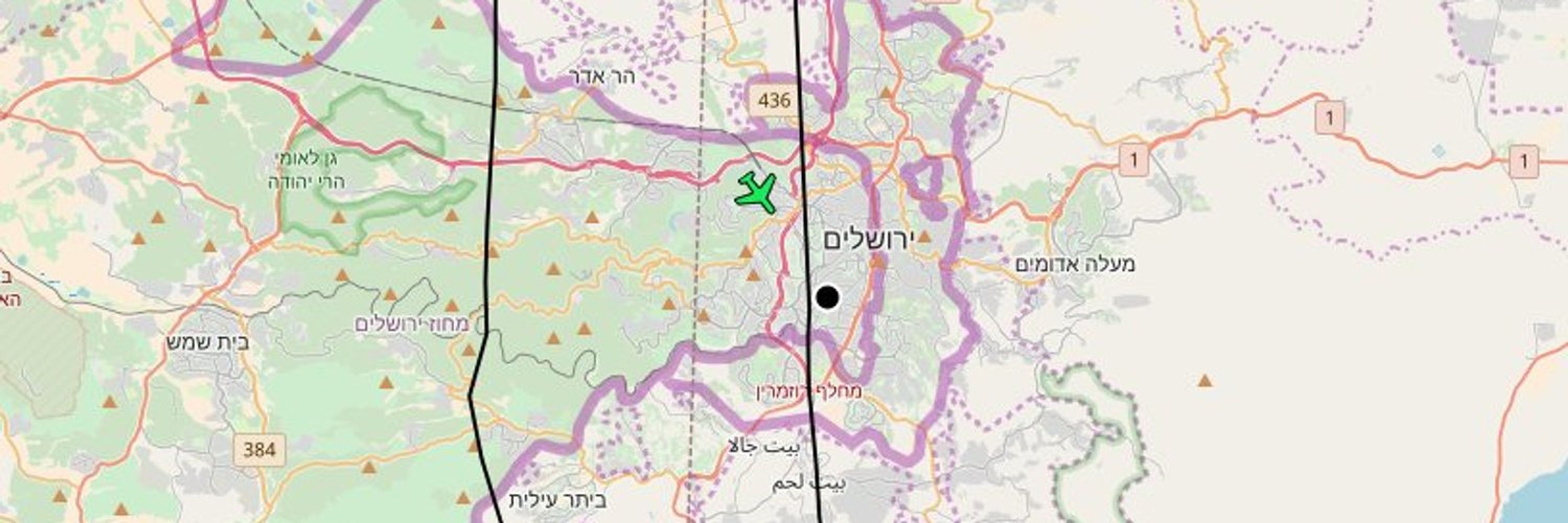 Above Jerusalem ✈