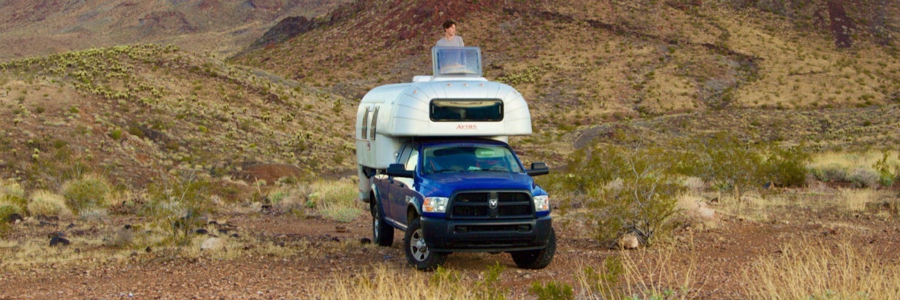 Lexi & Chris in a Truck Camper